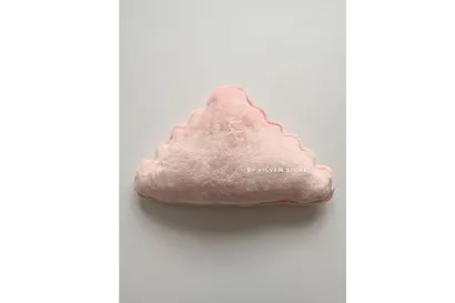 Cloud plush pillow (pink)
